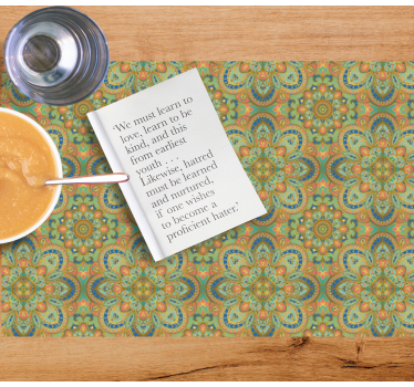 Elaborata blommor bordstabletter original - Tenstickers