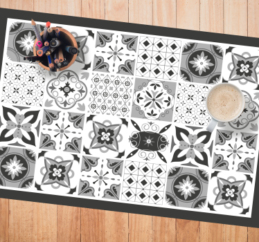 Elegant mönstrad platta bordstabletter - Tenstickers