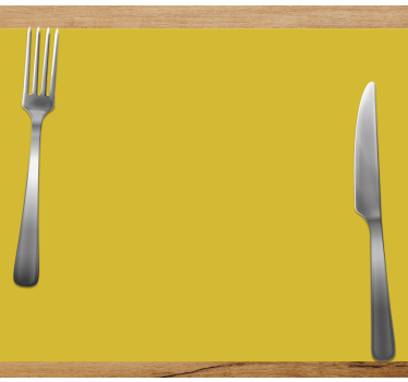 Gaffel kniv arrangement bordstabletter modernt - Tenstickers