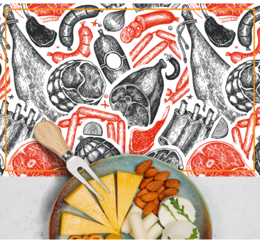 Gastronomi motiv original vinylplattformar - Tenstickers