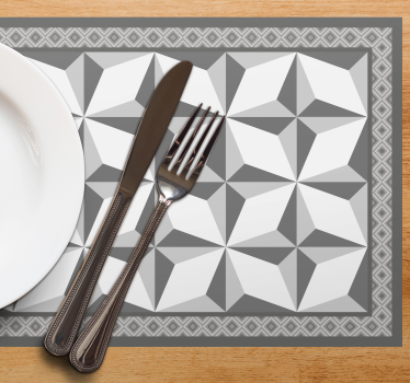Geometrisk element yta bordstabletter - Tenstickers