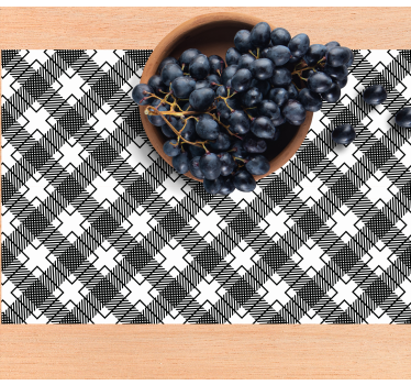 Geometrisk textur yta bordstabletter - Tenstickers