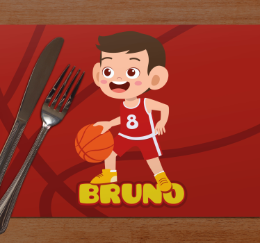 Glad basketspelare bordstabletter barnen - Tenstickers