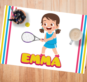 Glad tennis spelare bordstabletter barnen - Tenstickers