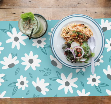 "granny chic" blommor samtida bordstabletter - Tenstickers