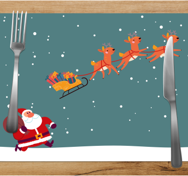 Jultomten tappade sin släde julbordsmattor - Tenstickers