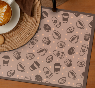 Munkar och kaffe original vinylplattformar - Tenstickers