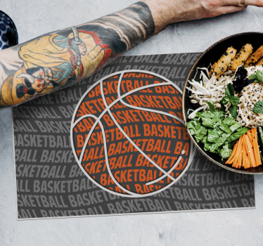 Originalunderlägg för basketboll - Tenstickers