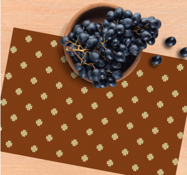 Polka dot stickade mönster hem vinyl bordstabletter - Tenstickers
