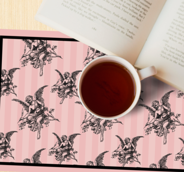 Toile jouy mönster konst design bordstabletter - Tenstickers