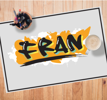 Urban stil färgglada graffiti personliga bordstabletter - Tenstickers