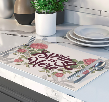 Våren är här Hus Bordstabletter - Tenstickers