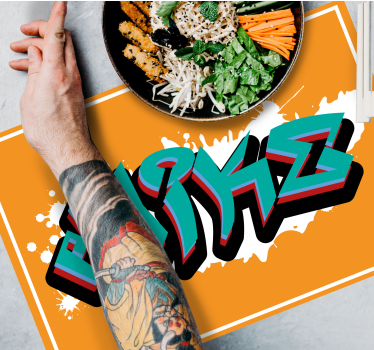 Vild stil kung graffiti personliga bordstabletter - Tenstickers