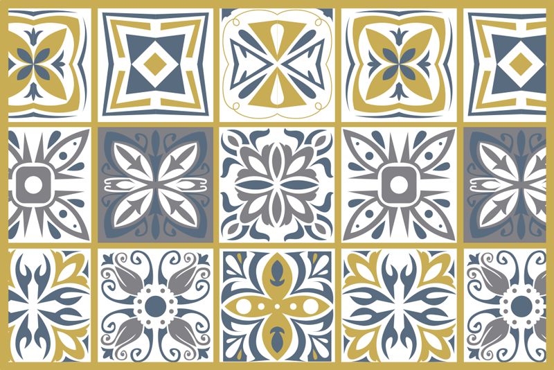 Klassisk vintage bordstabletter original - Tenstickers