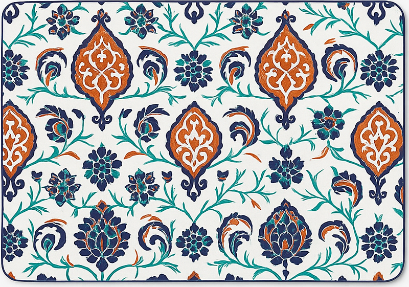 Bordstabletter original färgglada geometriska blommor - Tenstickers