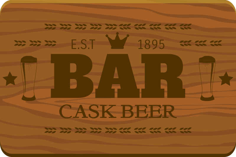 Träimitation med barelement bordstabletter - Tenstickers