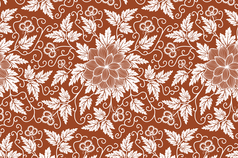 Blommor paisley brickor paisley bordstabletter - Tenstickers