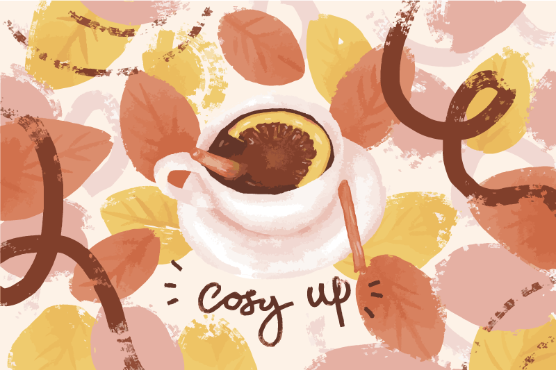 Bordstabletter original mysig kaffekopp - Tenstickers