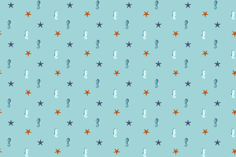 Marin stil havet liv bordstabletter - Tenstickers