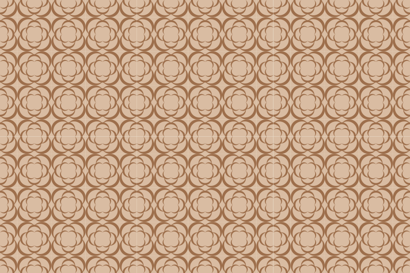Abstrakt blommig beige bordstabletter moderna bordstabletter - Tenstickers