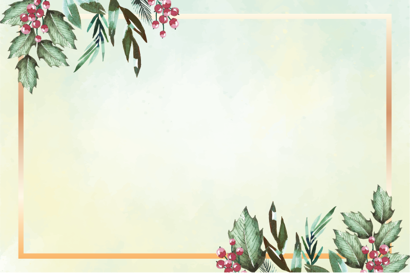 Blommönster jul bordstabletter - Tenstickers