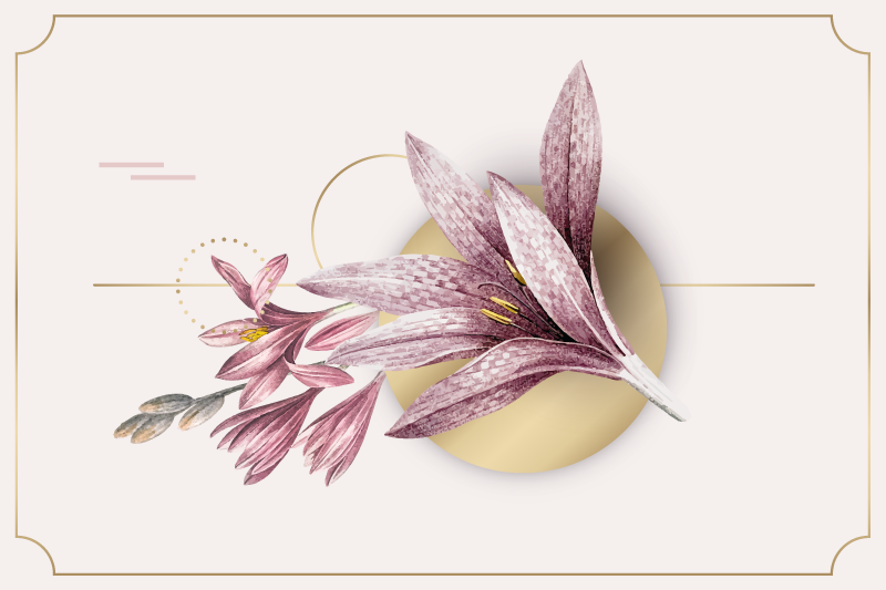 Elegant blommarrangemang bordstabletter original - Tenstickers