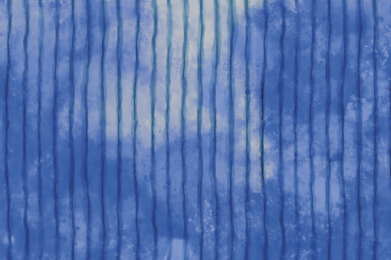 Blå akvarell linjer moderna bordstabletter - Tenstickers