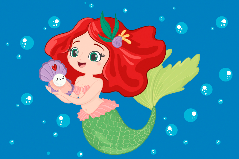 Disney ariel simning barn bordstabletter - Tenstickers