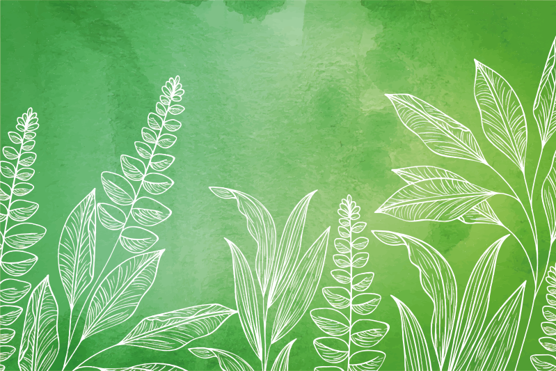 Bordstabletter barnen te-sett med blader - Tenstickers