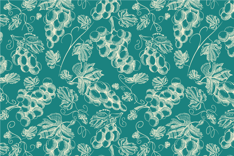 Grapevine pattern bordstabletter - Tenstickers