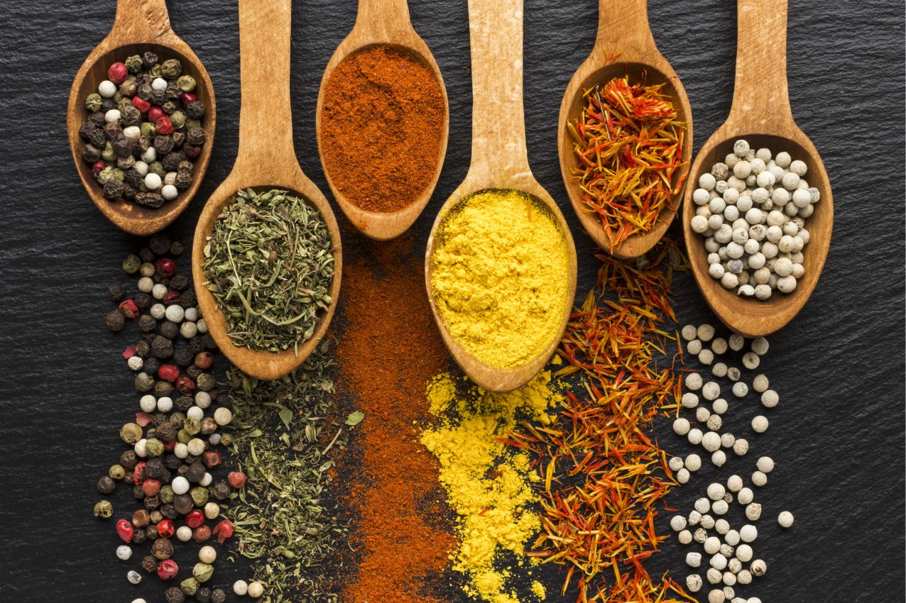 Krydda sortiment moderna bordstabletter - Tenstickers