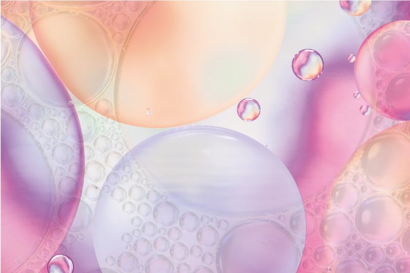 Bordstabletter sprudlande färgglad yta - Tenstickers