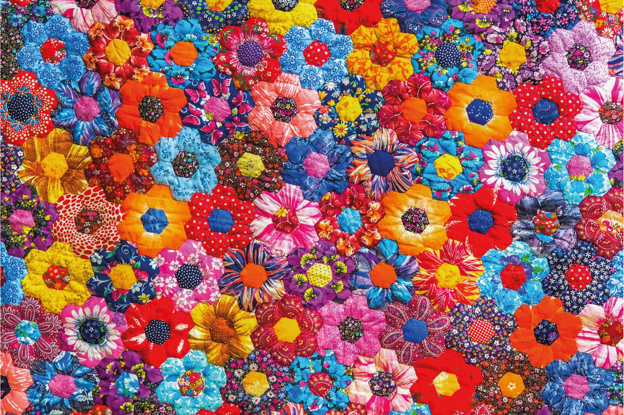 Bordstabletter original livlig blommarrangemang - Tenstickers