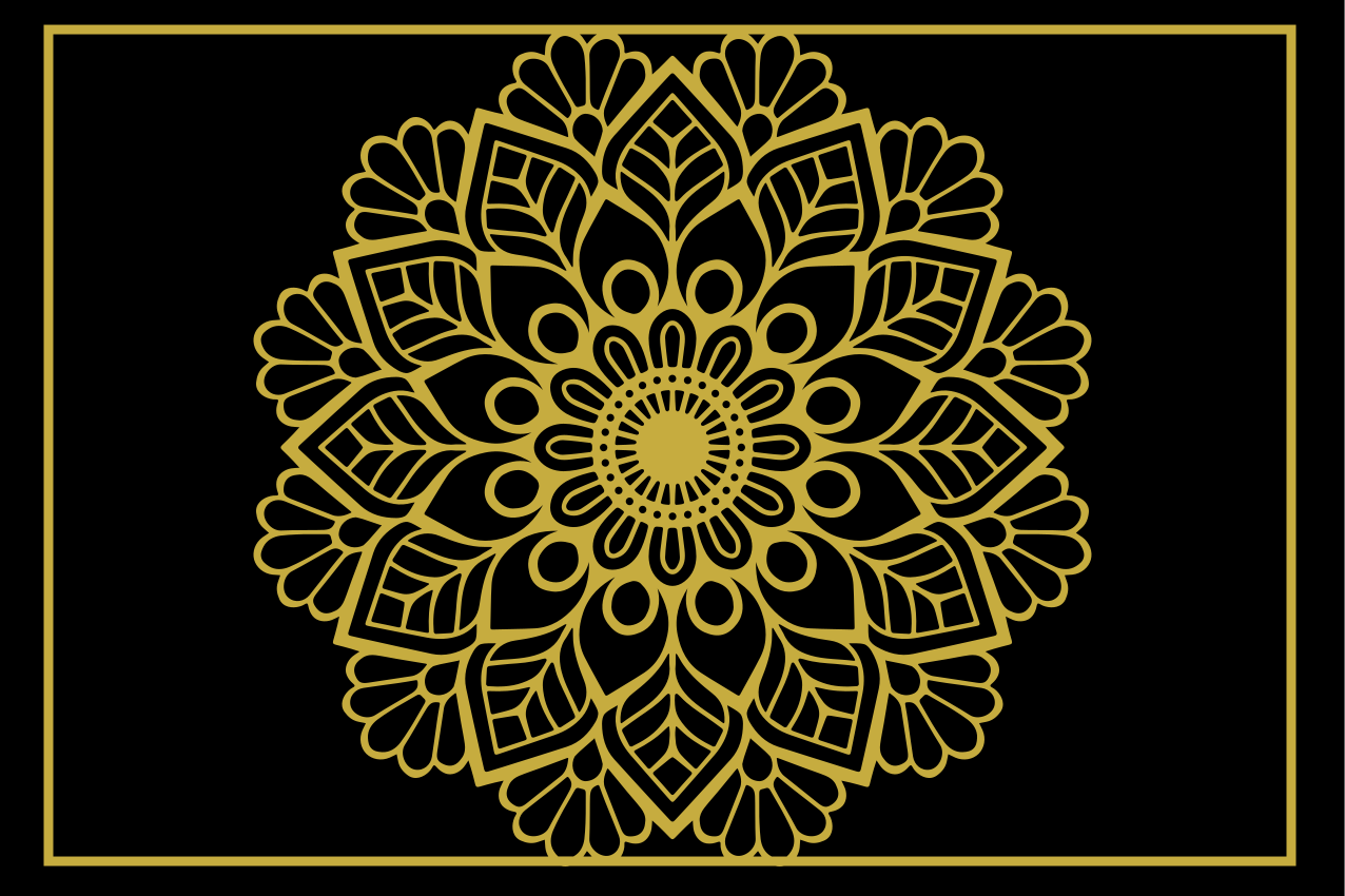 Bordstabletter elegant med graciösa botaniska motiv - Tenstickers