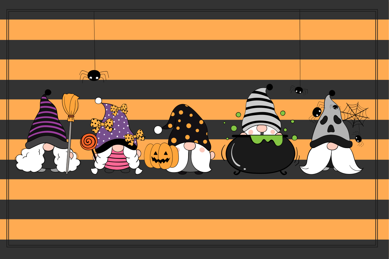 Bordstabletter halloween nissedragter - Tenstickers