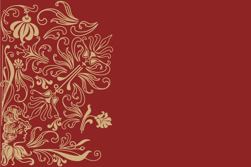 Bordstabletter elegant med eleganta blommor - Tenstickers