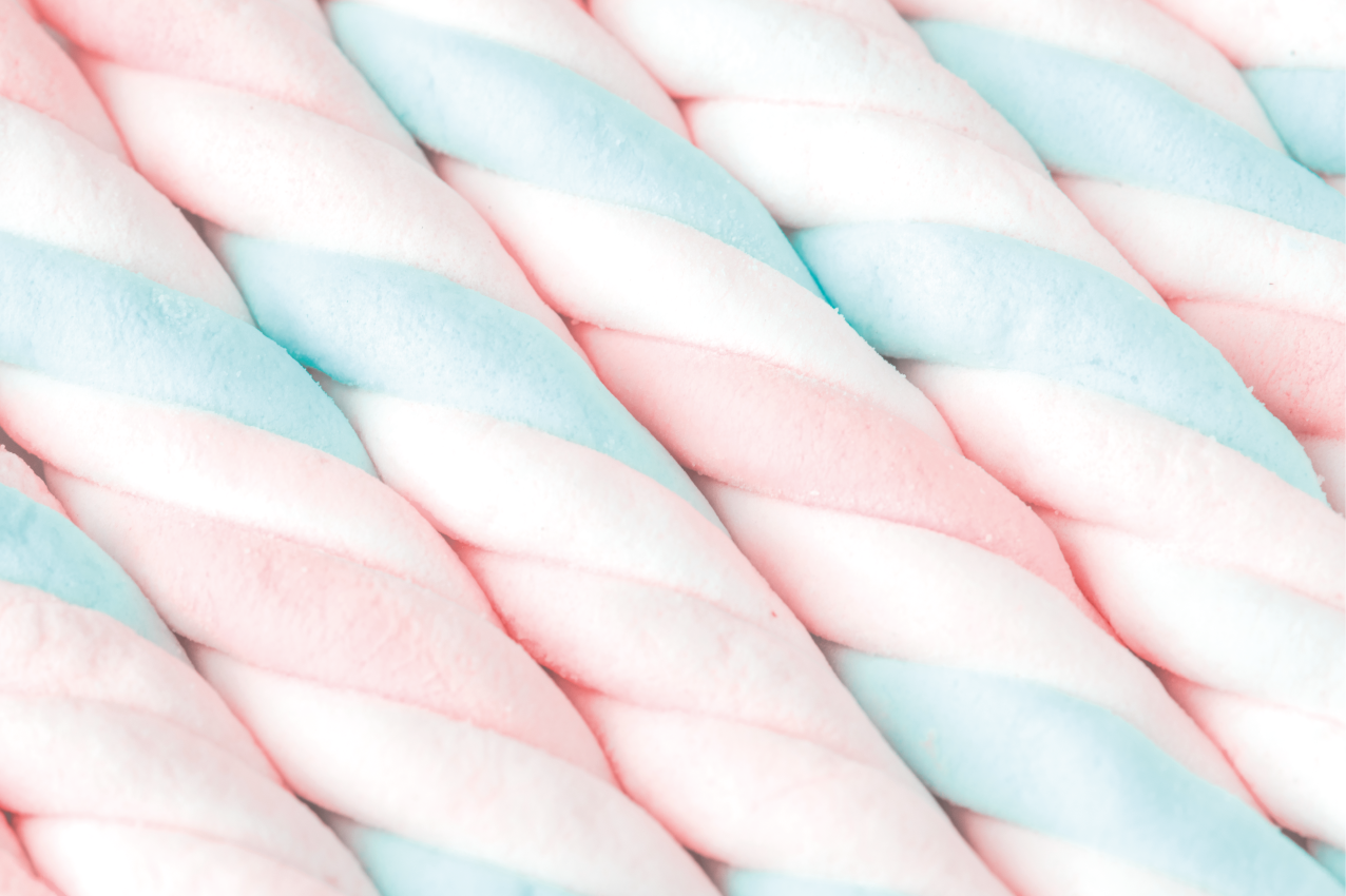 Marshmallow vinylplattformar - Tenstickers