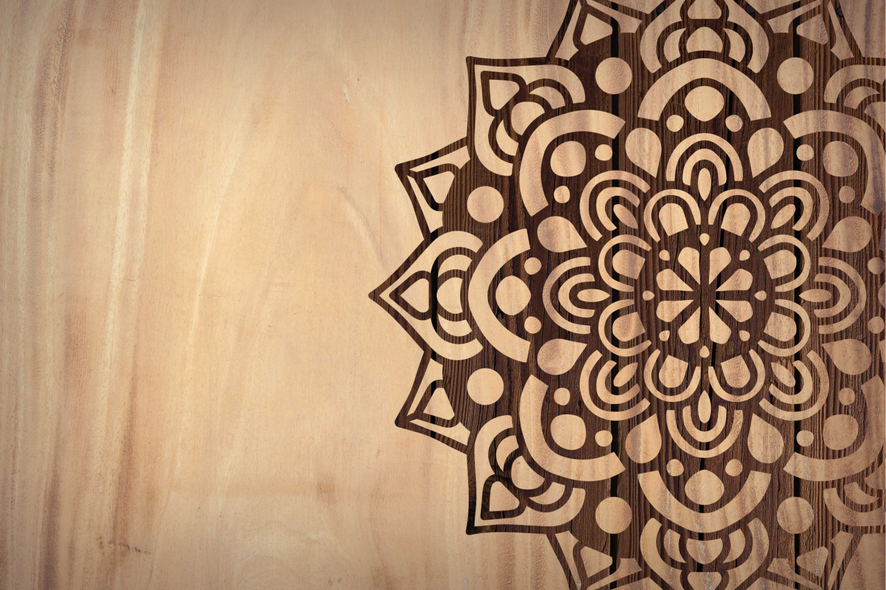 Träsidamönster texturerade bordstabletter - Tenstickers