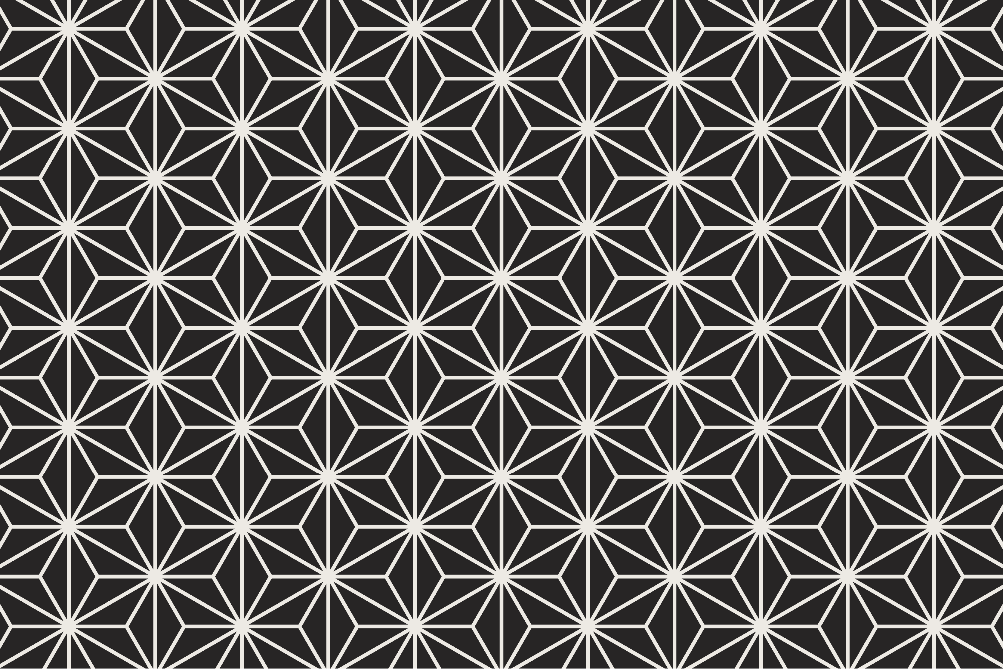 Japanska asanhoa mönster eleganta bordstabletter - Tenstickers