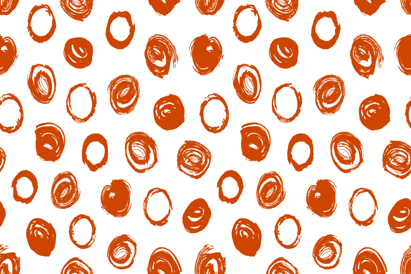 Cirkulärt penseldrag mönster bordstabletter - Tenstickers