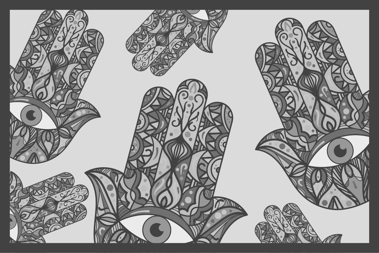 Bordstabletter original intrikata handmönster - Tenstickers