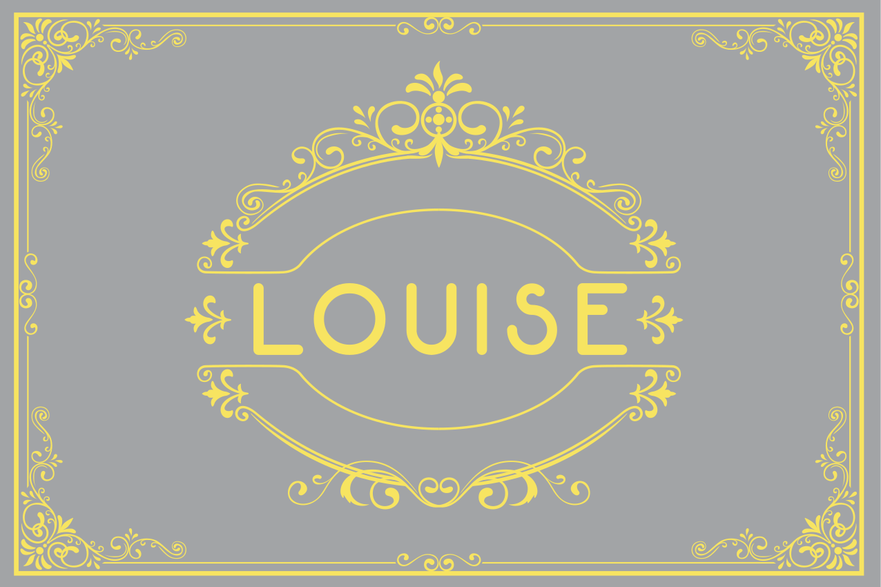 Bordstabletter med namn elegant namnvisning - Tenstickers