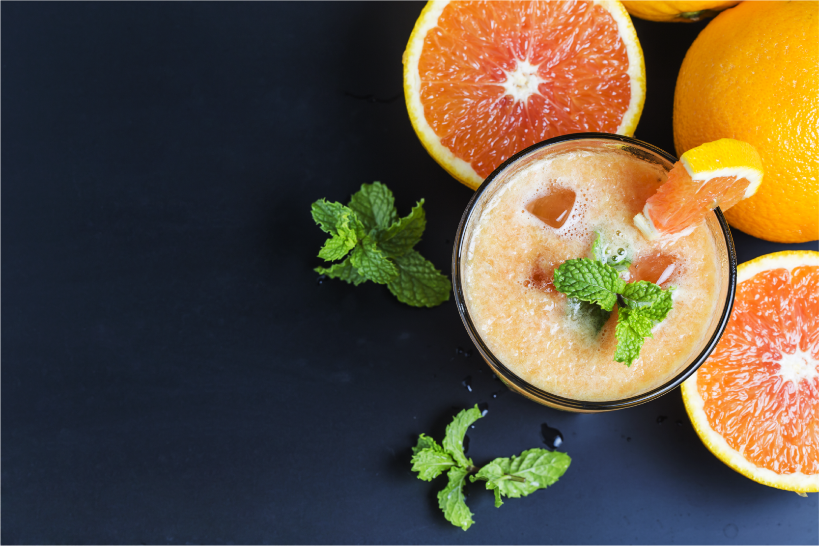 Hus bordstabletter fräsch citrusdryck - Tenstickers