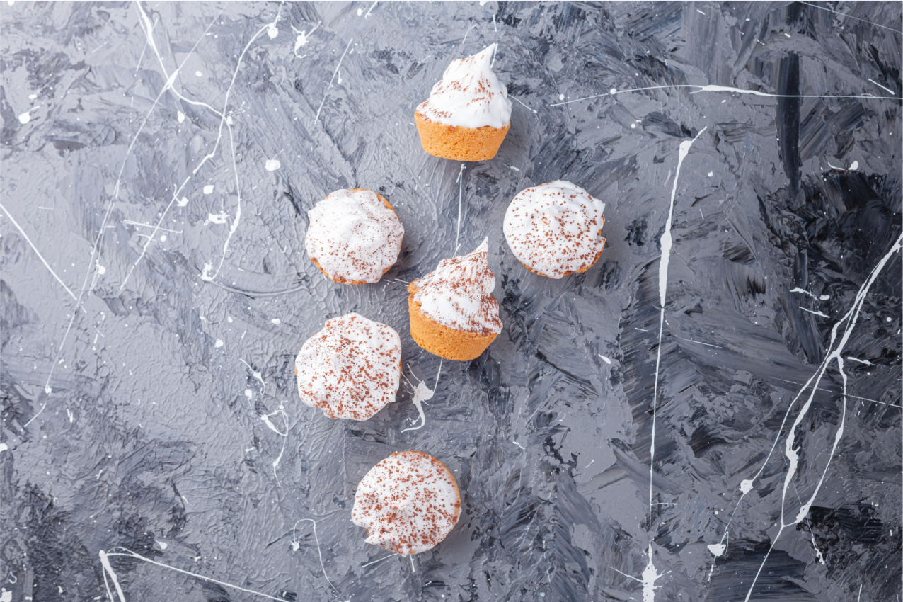 Delikata mini cupcakes bordstabletter original - Tenstickers