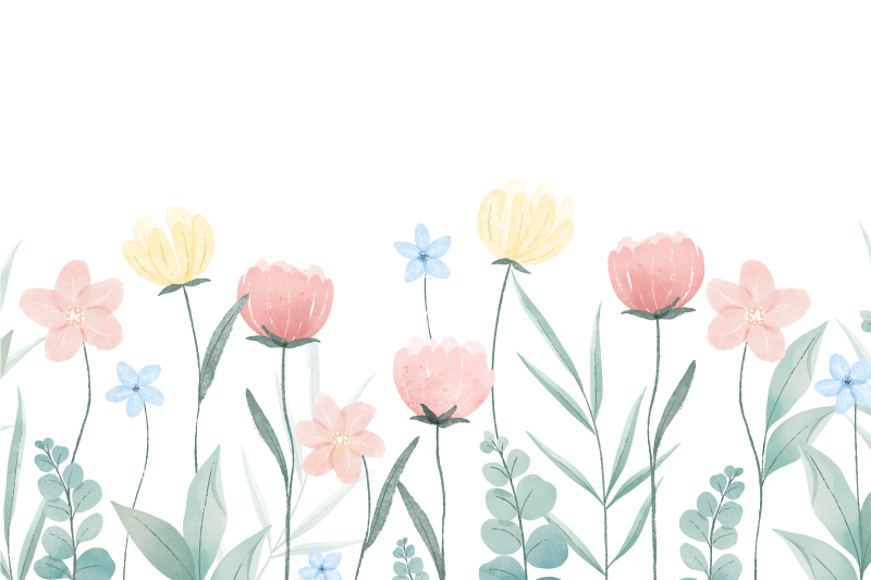 Bordstabletter original blommig färgglad arrangemang - Tenstickers