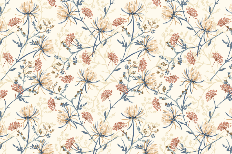 Bordstabletter original blommotiv - Tenstickers