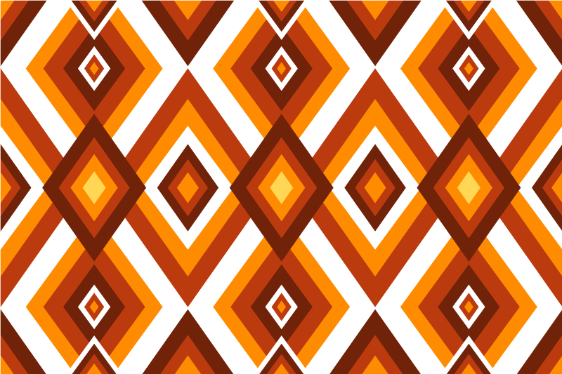 Geometriskt diamantmönster bordstabletter original - Tenstickers