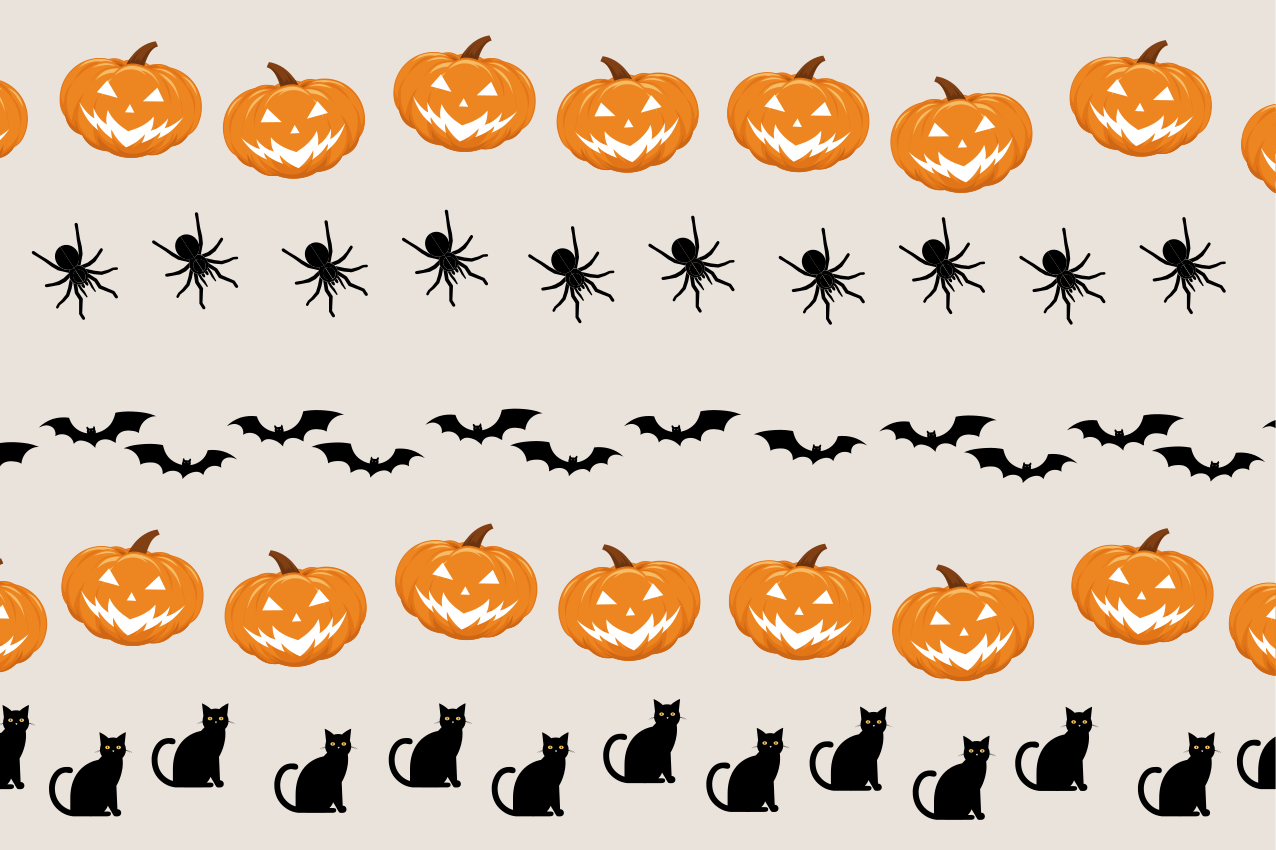 Halloween djur halloween mattor - Tenstickers