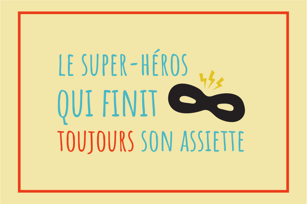 Superhjälteplattor bordstabletter barnen - Tenstickers