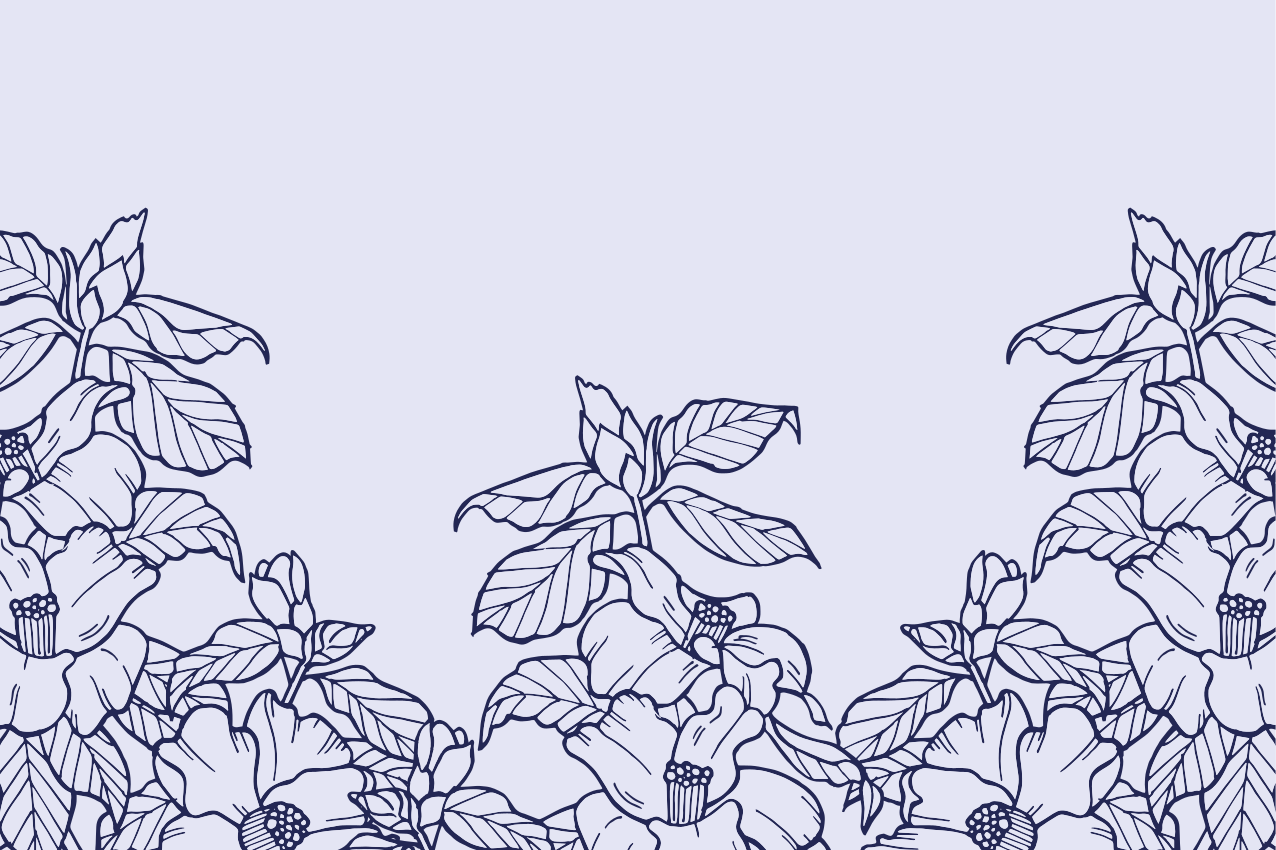 Bordstabletter original blommig kantmönster - Tenstickers